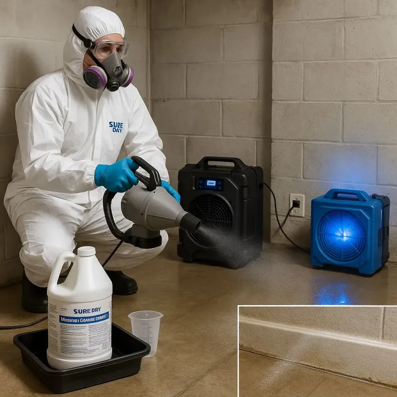 Sanitization and Odor Removal process in Florence, TX